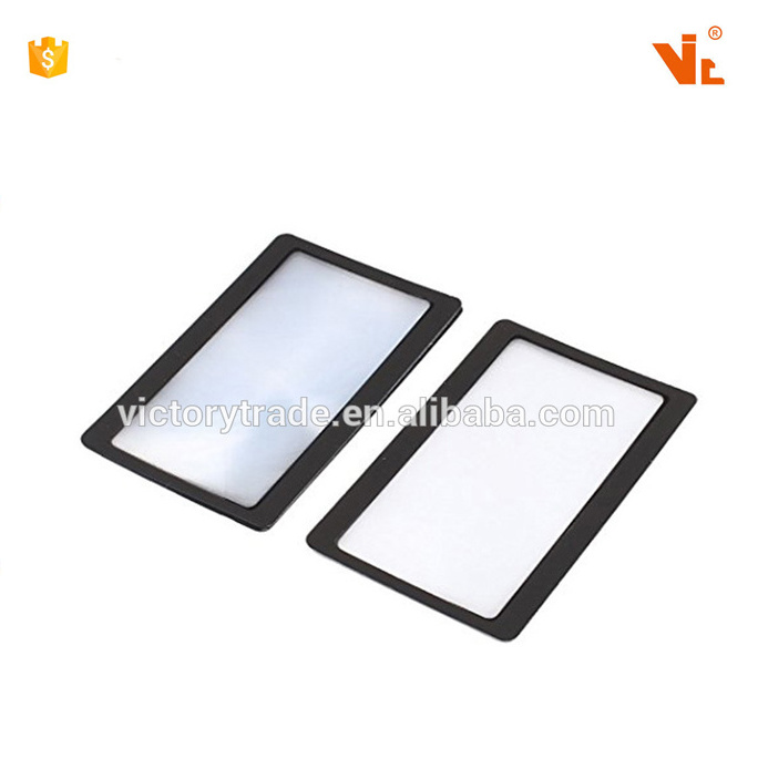 V-MG10 Promotional Plastic Pocket Credit Card Size Magnifier Wallet Magnifier For Reading