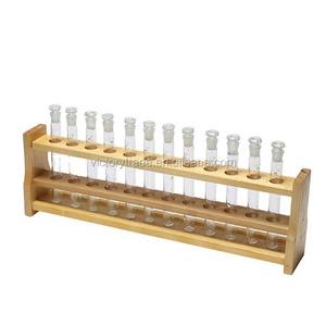 V-KJ81 Wholesale wooden centrifuge test tube rack for lab use