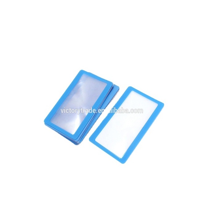 V-MG10 Promotional Plastic Pocket Credit Card Size Magnifier Wallet Magnifier For Reading