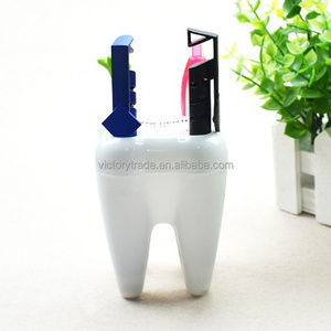 V-PH-14 Customized Bulk Tooth shape Plastic Doctor Nurse Pen Holder