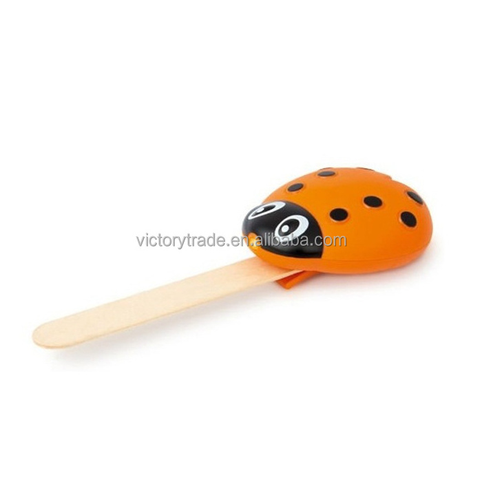 V-GF16-05 Wholesale Different Types Ladybug Plastic Tongue Depressor Holder Light