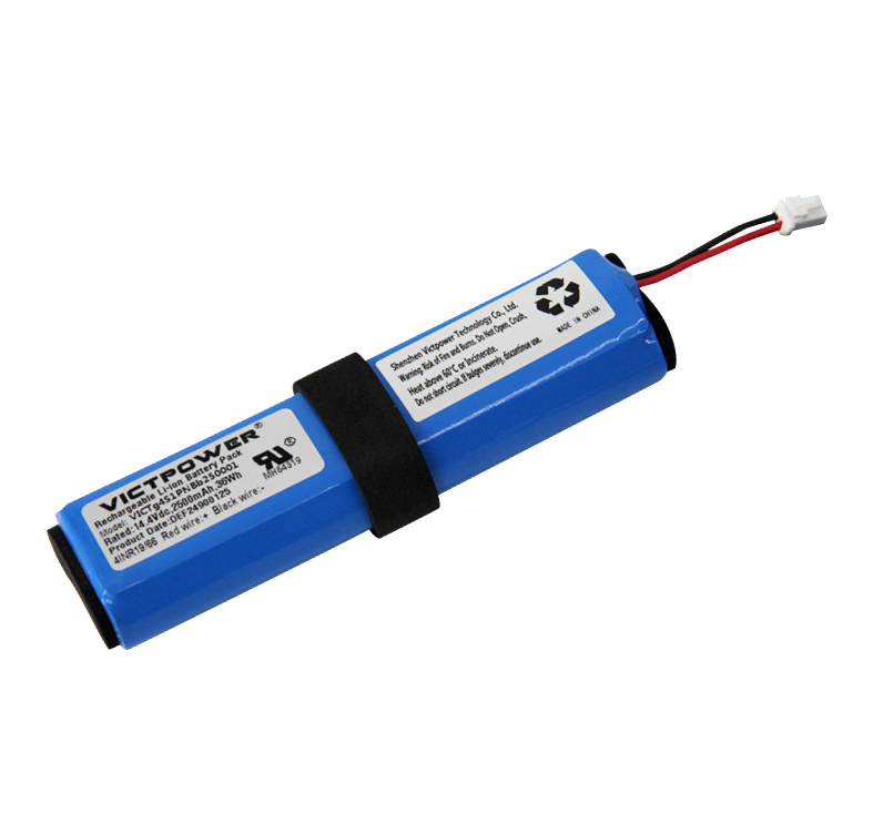 Victpower 18650 Lithium  ion  14.4V 2.5ah 2500mHa 4s1p  Battery Pack for Massage Gun