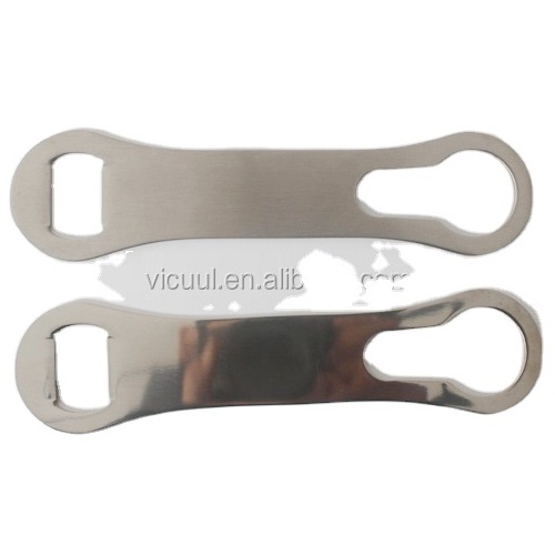 Custom wholesale stainless steel bone shape speed bottle opener