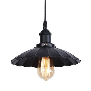 Industrial Loft Style Umbrella Type Black Metal Lamp Shade