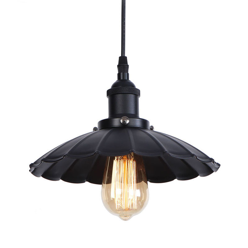 Hot Sale Industrial Loft Retro Umbrella Style Metal Lamp Shade