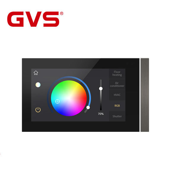 KNX Smart Home Villa Hotels Building Automatic System New Series GVS KNX Smart Control Panel