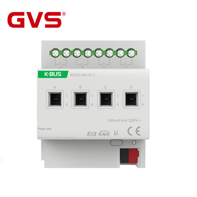 GVS KNX EIB Smart Switch Dimmer Actuator LED  Actuator  Dali Actuator 4-Fold  Building Controlling System