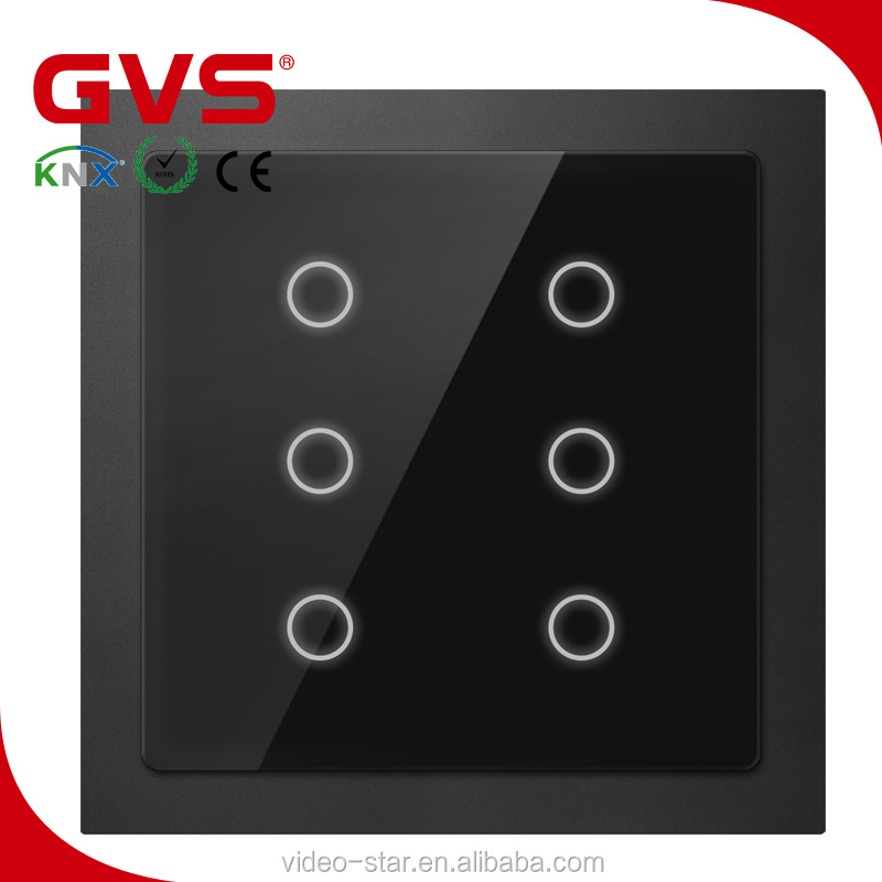 2017 Good Quality GVS K-Bus EIB/KNX Smart Home Automation Wall Switch KNX Button knx push switch in switching & Dimming light