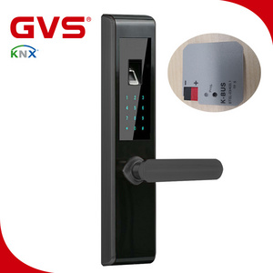 Global First one Manufacturer KNX/EIB GVS K-bus Smart Home System Fingerprint Card Digital Keypad KNX Integrate Smart Door Lock