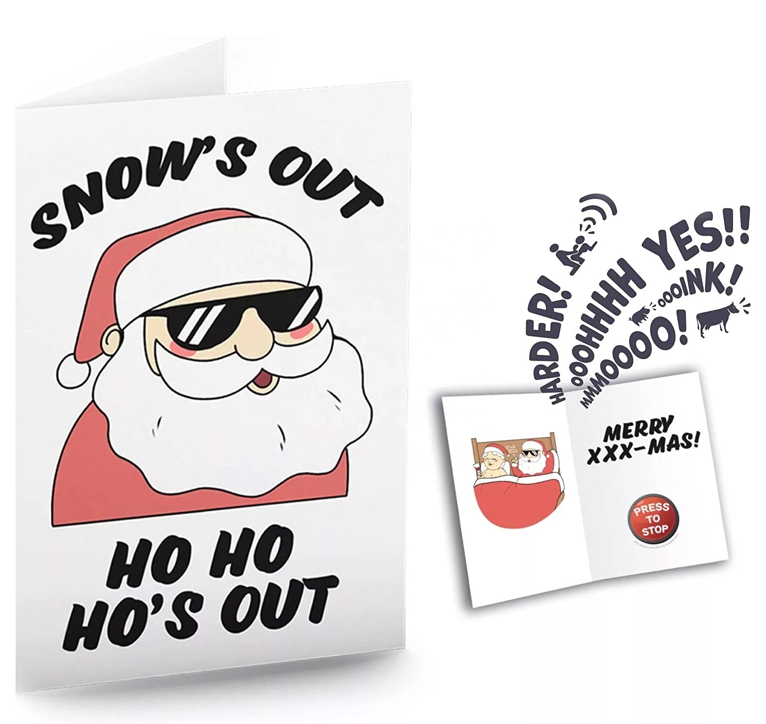 Pranks Anonymous Holiday Trick Greeting Card - Practical Joke Glitter Bomb