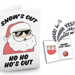 Pranks Anonymous Holiday Trick Greeting Card - Practical Joke Glitter Bomb