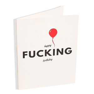 The Never-Ending "Prick" Glitter Bomb Card