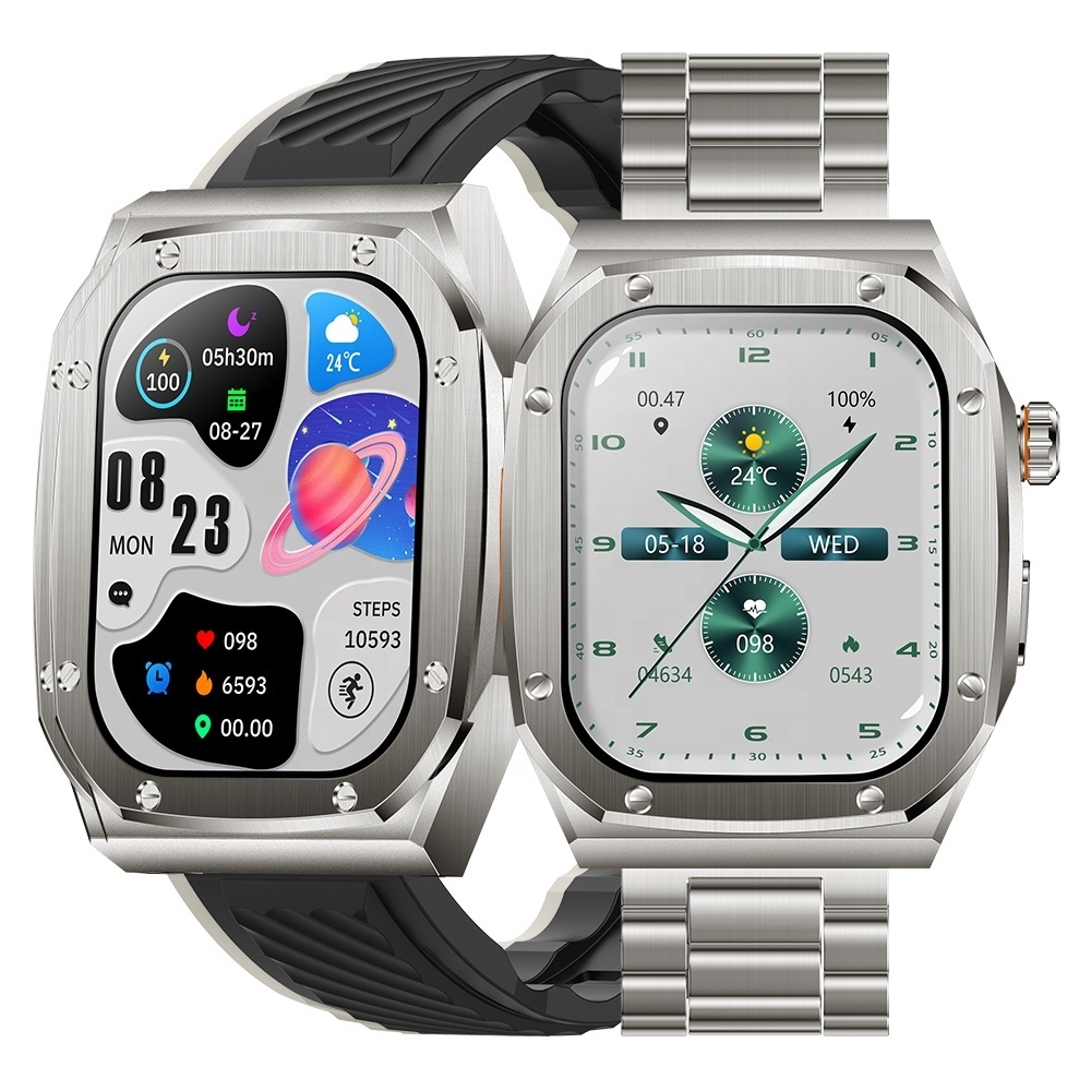 2023 NEW ARRIVAL z79 max smart watch 460mah larger capacity battery Stand by time IP68 Waterproof Compass NFC  Z79 max Ultra