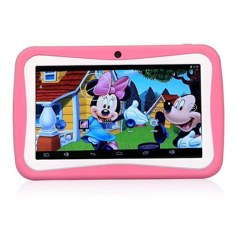 Q7 Model  7'' Kids Tablet  Android 6.0 Tablets PC Supports Wifi bt and 1RAM 8GB ROM Storage With Puzzle Games for Children