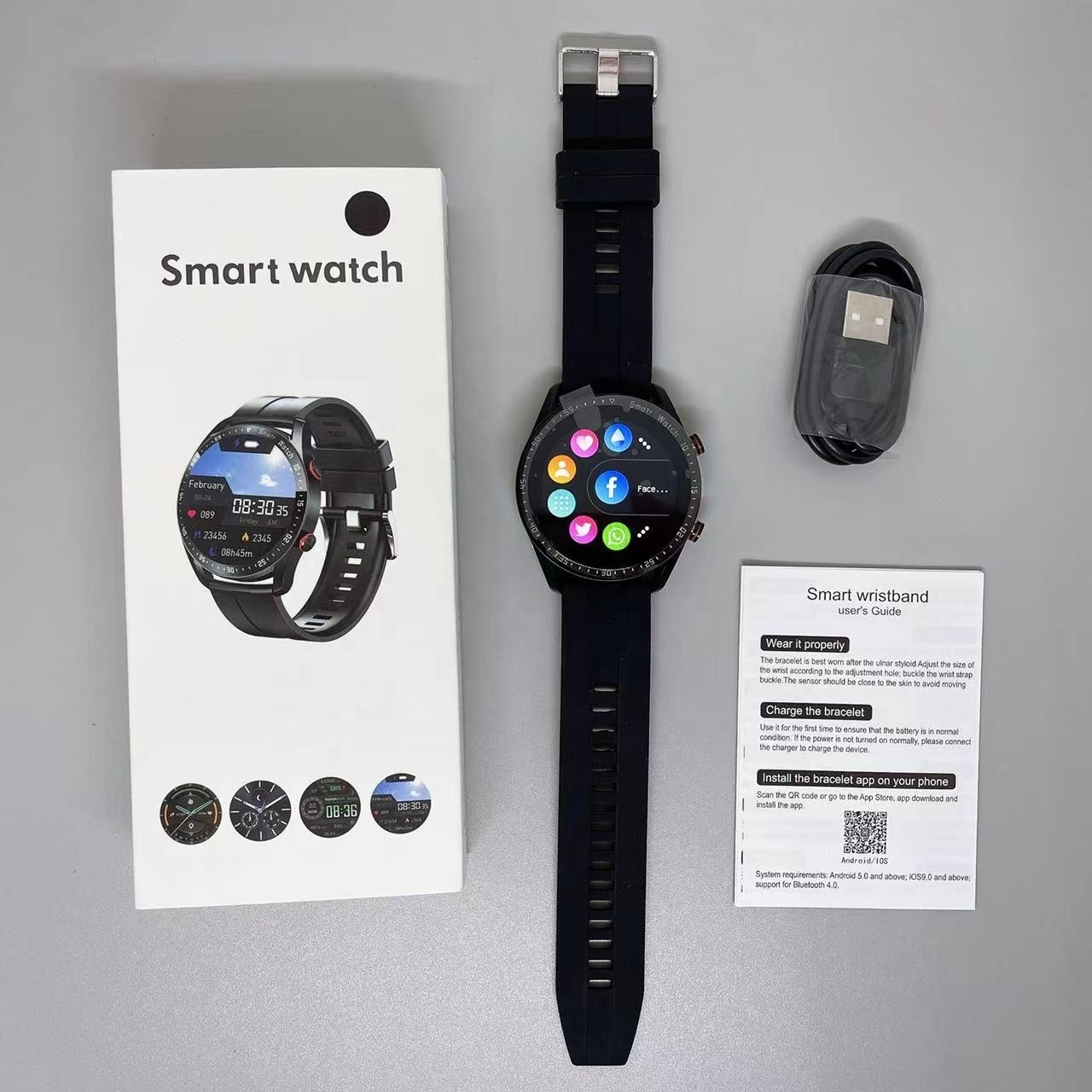 Sports Round Screen Smart watch HW20 Luxury Smart Bracelet New coming Voice control Dialer Heart rate Blood Oxygen Smart Band