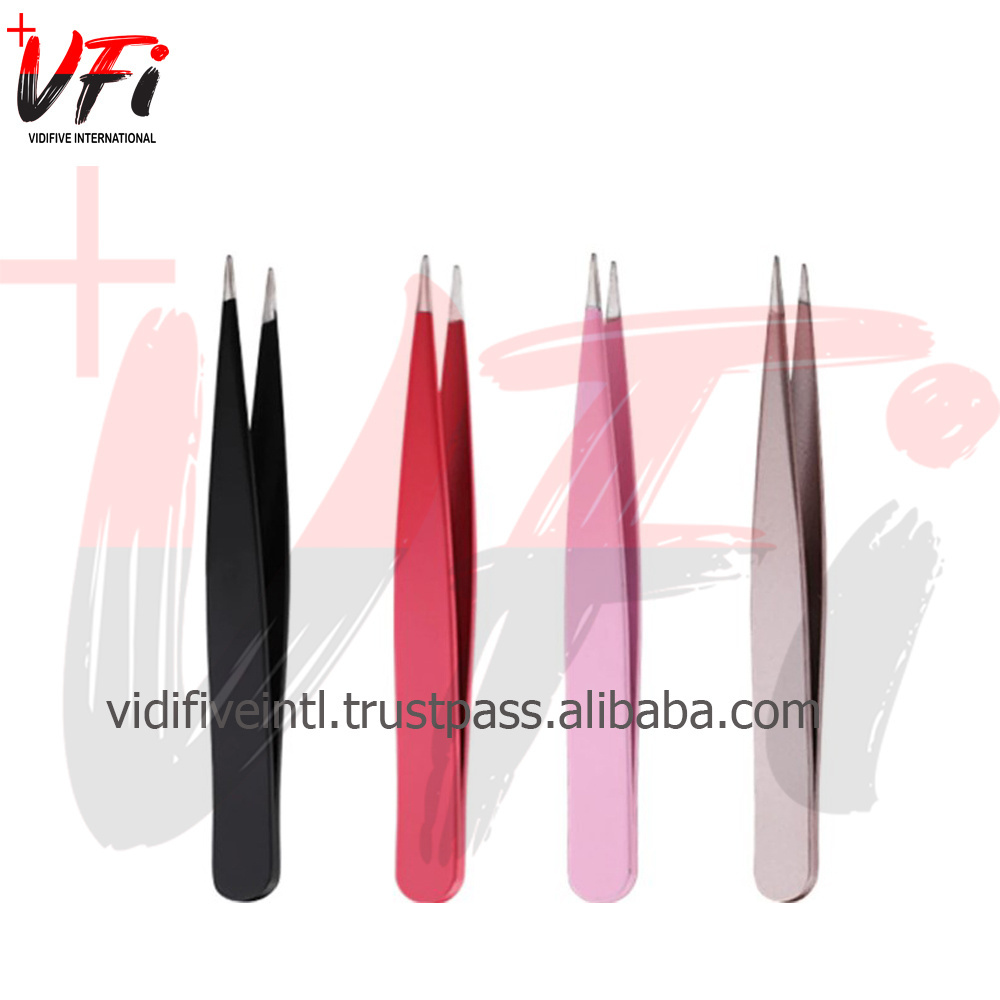 Bulk Private Label Lash Extensions Tweezers Custom Logo Accessories Tool Eyelash Tweezers Diamond Grip Tweezers