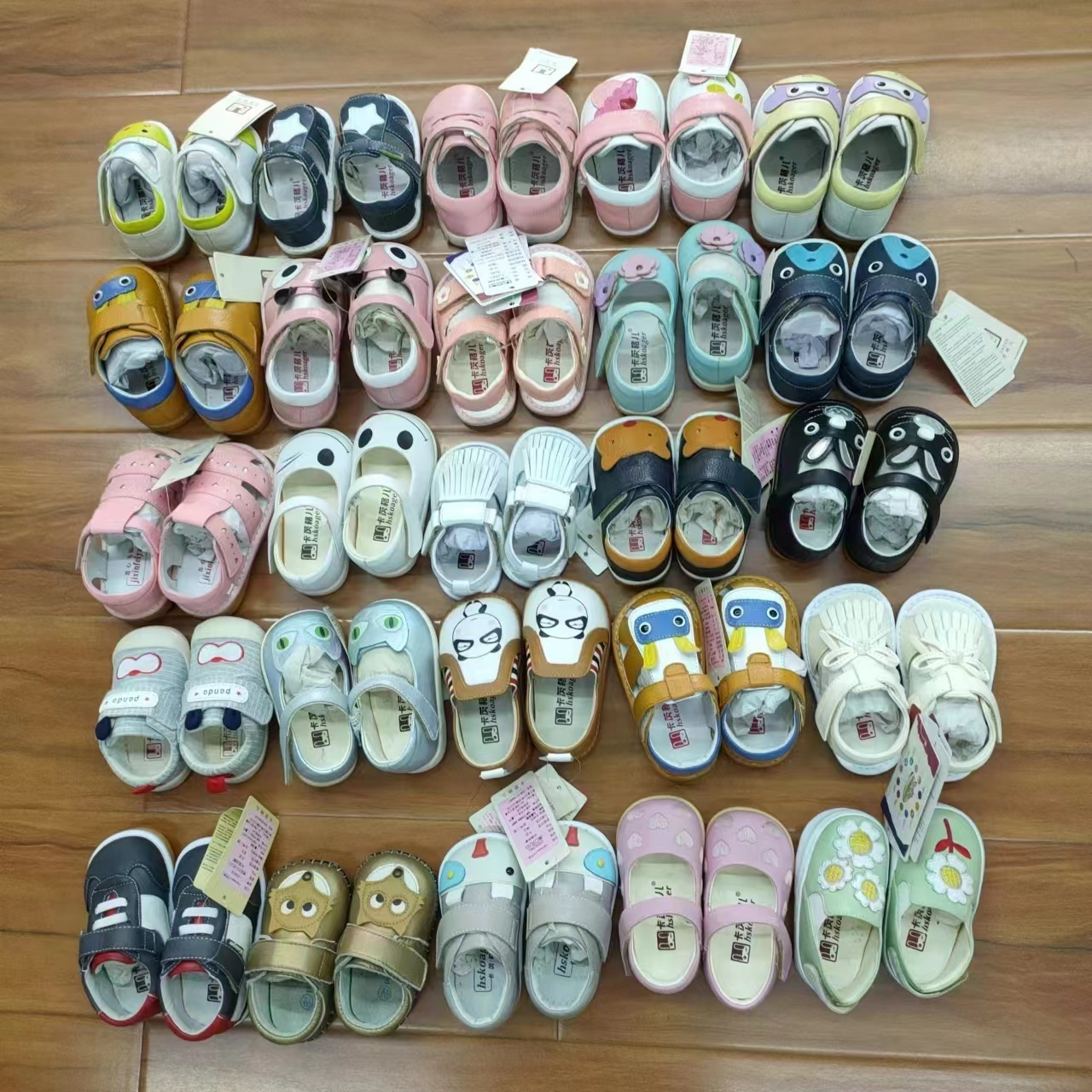 Baby's toddler shoes baby's shoes soft sole breathable girls' cartoon shoes