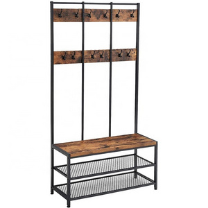 Clothes Hanger  Cart Coat Rack Double Pole Hanger Storage Clothing Drying Racks Standing Trolley Coat Rack