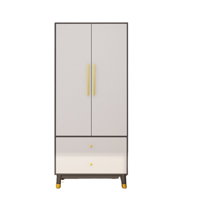 Clothes Cabinet Wardrobe Bedroom Furniture Closet Storage Wood Factory Wholesale Fashion Modern Home Furniture Wood Frame Wooden