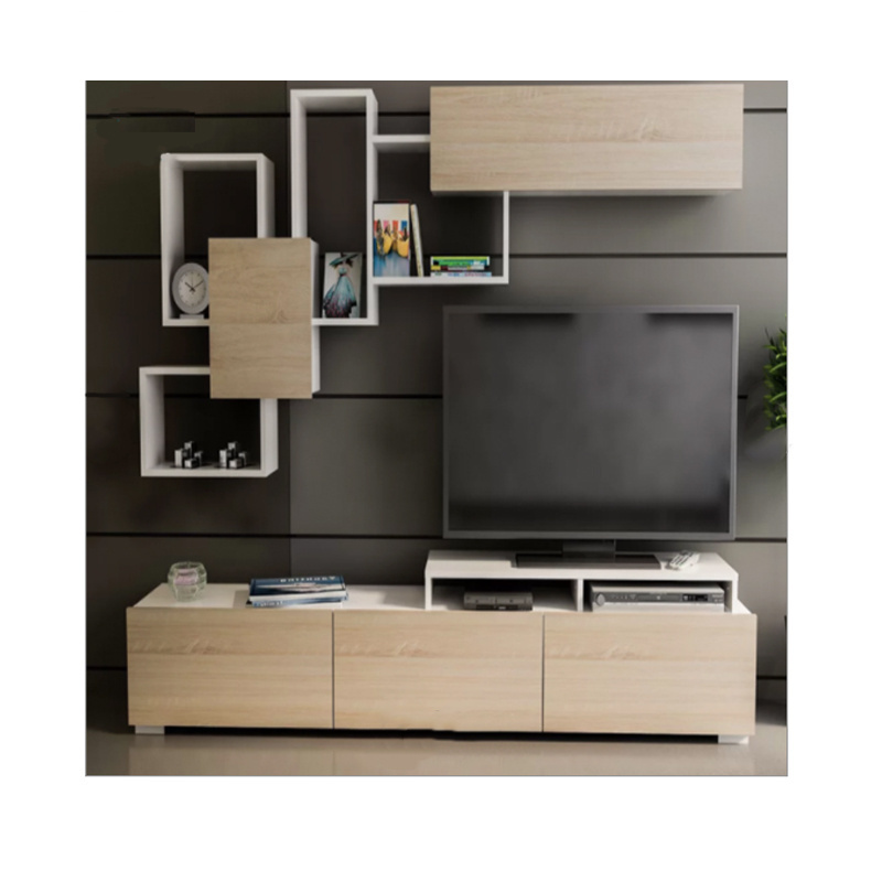 Wholesale Tv Cabinet Modern Living Room Furniture TV Stand With  Wall Shelves tv wall units designs in living room