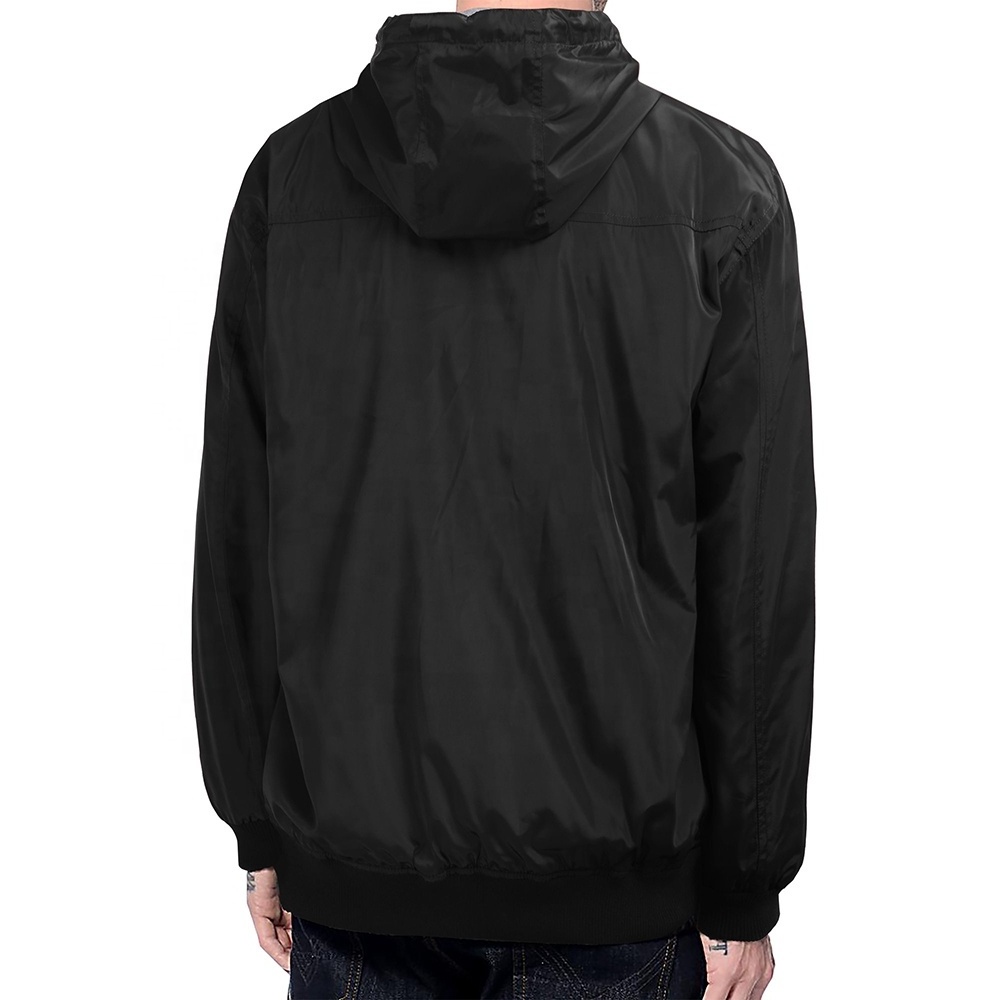 Custom Warm Bomber Windbreaker Jacket For Men Waterproof Outdoor Men's Jacket