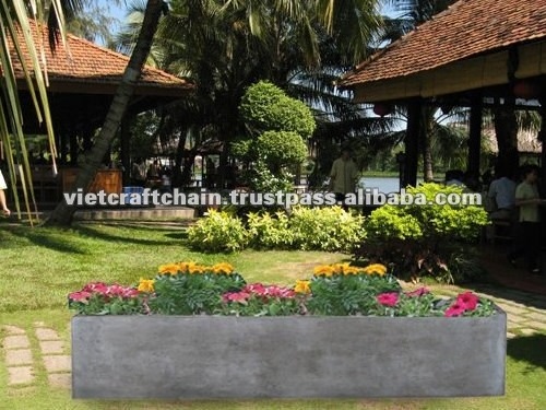 Low Round Concrete Planter set of 3 From VietNam Factory With Competitive Price Product High Quality