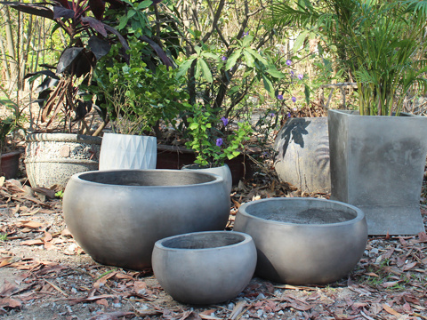 Low Round Concrete Planter set of 3 From VietNam Factory With Competitive Price Product High Quality