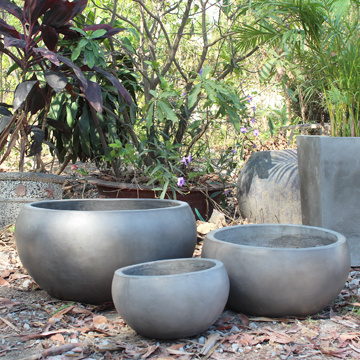 Low Round Concrete Planter set of 3 From VietNam Factory With Competitive Price Product High Quality