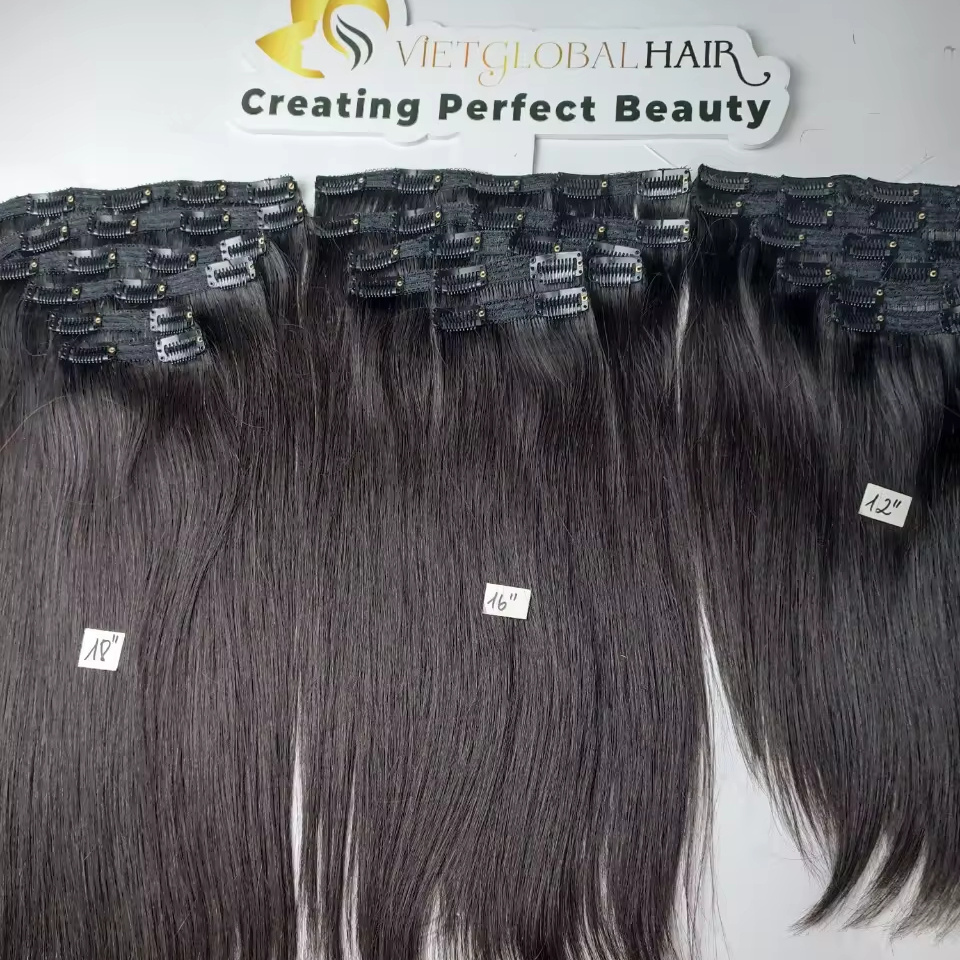 raw cambodian hair unprocessed 100% virgin cambodian hair vendor cuticle aligned clip in straight hair