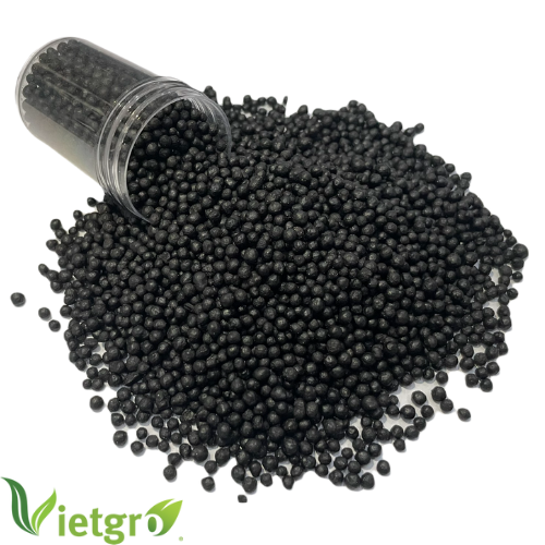 Vietgro - Wholesale Price for Granular Black Organic Compound Fertilizer with 45% OM 12-2-5