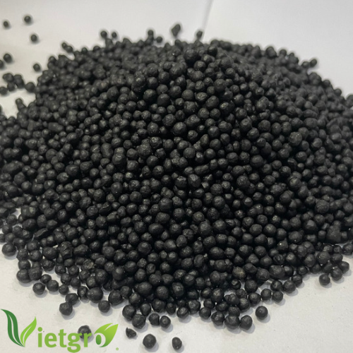 Vietgro - Wholesale Price for Granular Black Organic Compound Fertilizer with 45% OM 12-2-5