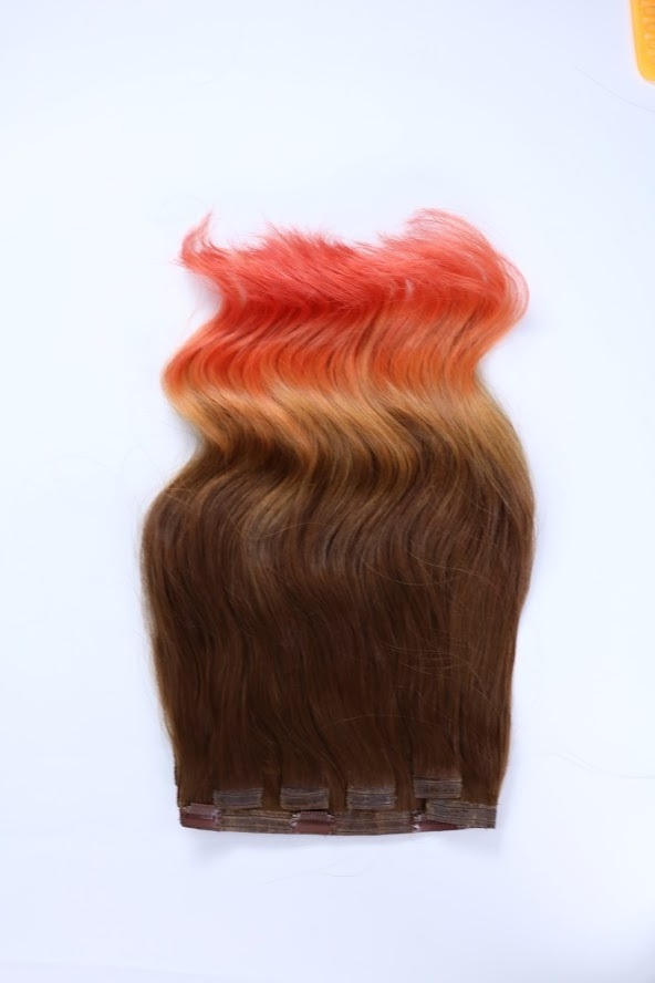 Hot Selling Direct Factory Wholesale 180G Lace Ombre Hair Clip In Extensions Weave Human Hair