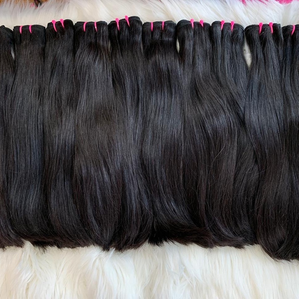 Raw Vietnamese Hair Natural Silky Straight Hair Extensions No Tangle No Shedding 100% Virgin Hair