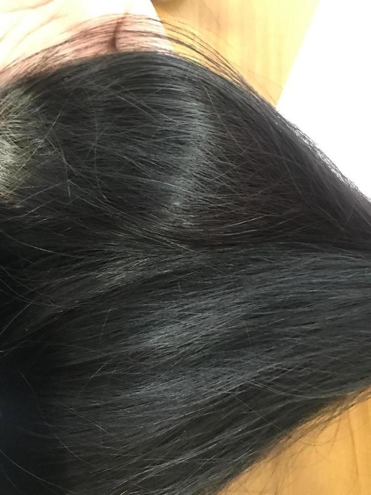 Thin hair baby hair raw material for bleaching and dyeing virgin natural human hair extension