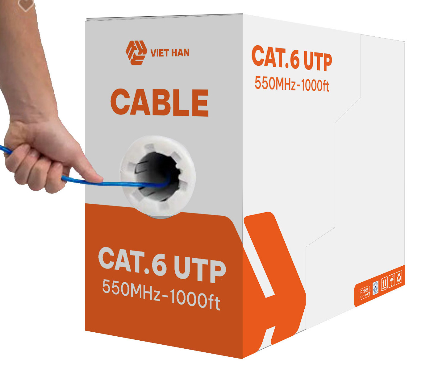 Low Price High Quality CAT6 UTP For Ethernet Cable 1000FT 305Meters/Box 23awg