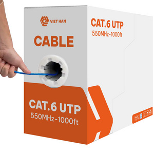 Low Price High Quality CAT6 UTP For Ethernet Cable 1000FT 305Meters/Box 23awg