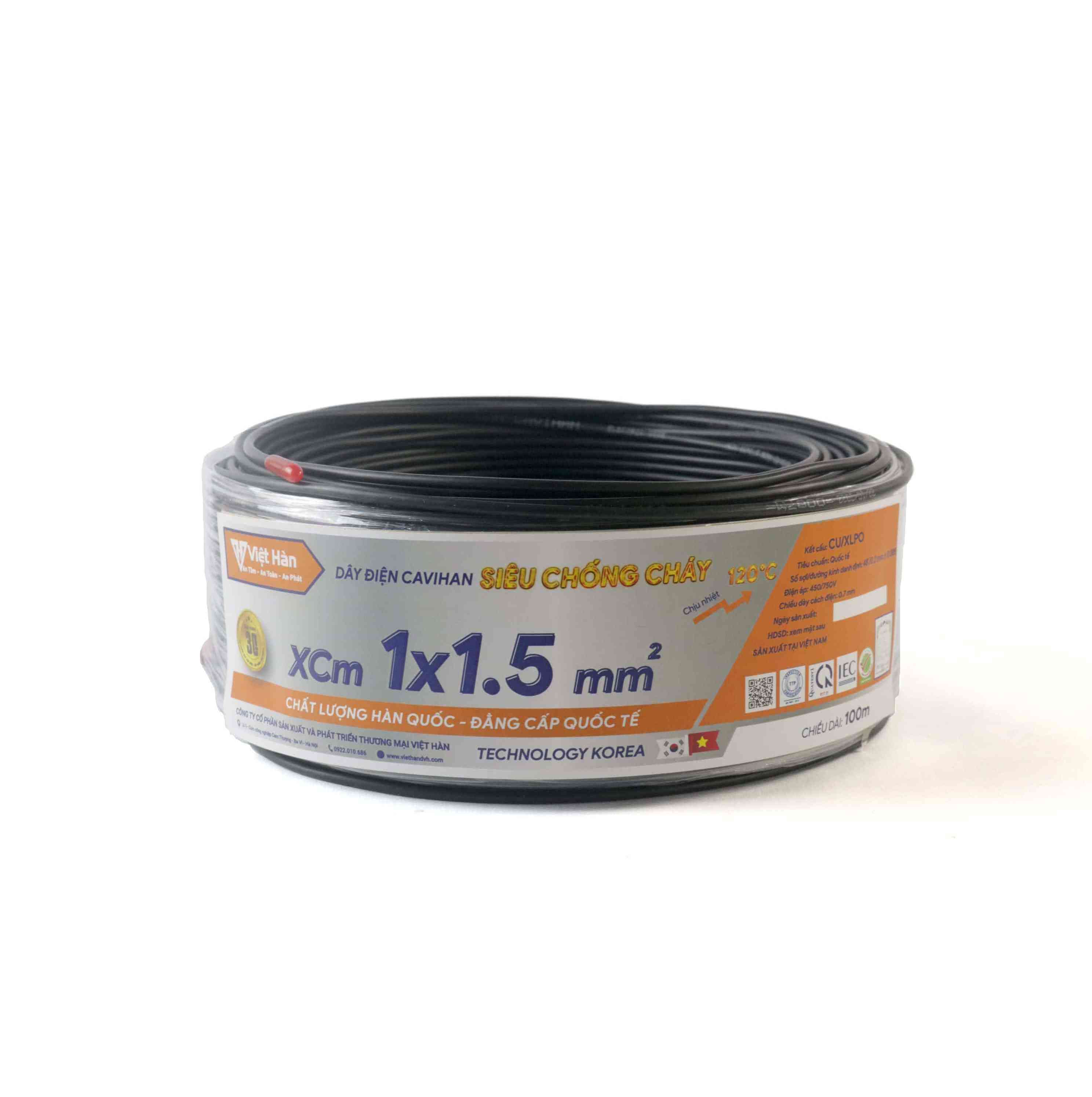 OEM VCM wire 1x1 mm2 Resistant Heating PVC wire soft single wire Core Pure Copper 99.97% Origin Vietnam