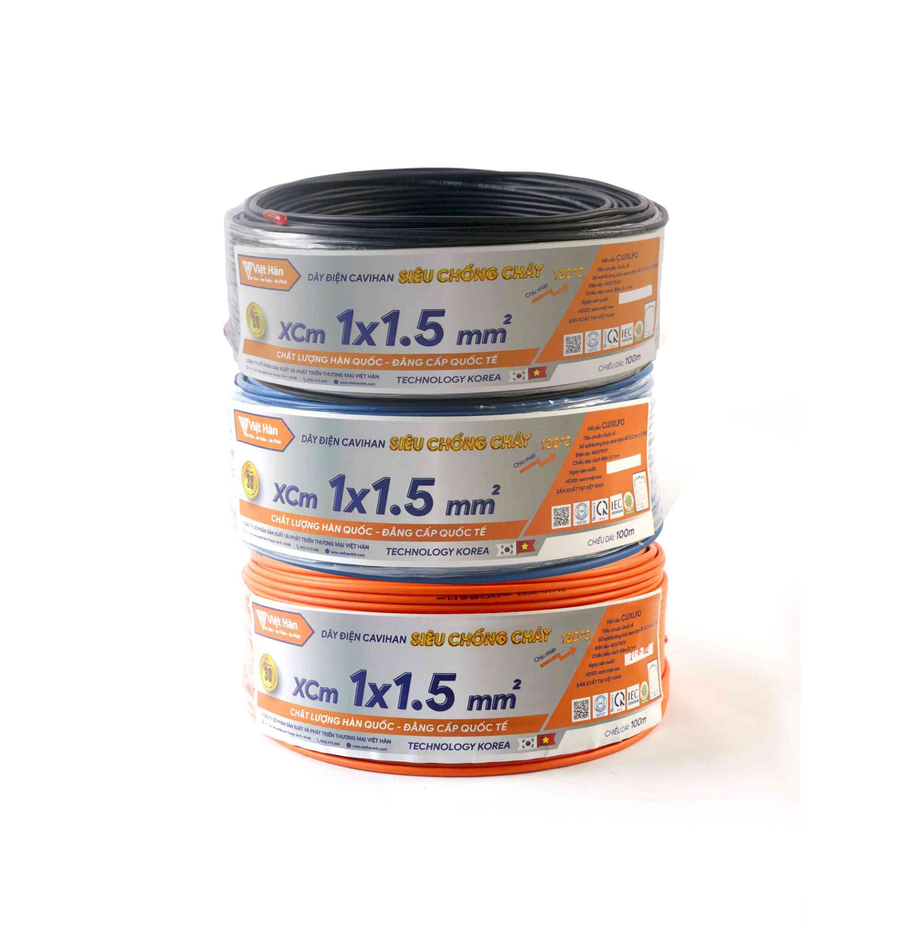 OEM VCM wire 1x1 mm2 Resistant Heating PVC wire soft single wire Core Pure Copper 99.97% Origin Vietnam