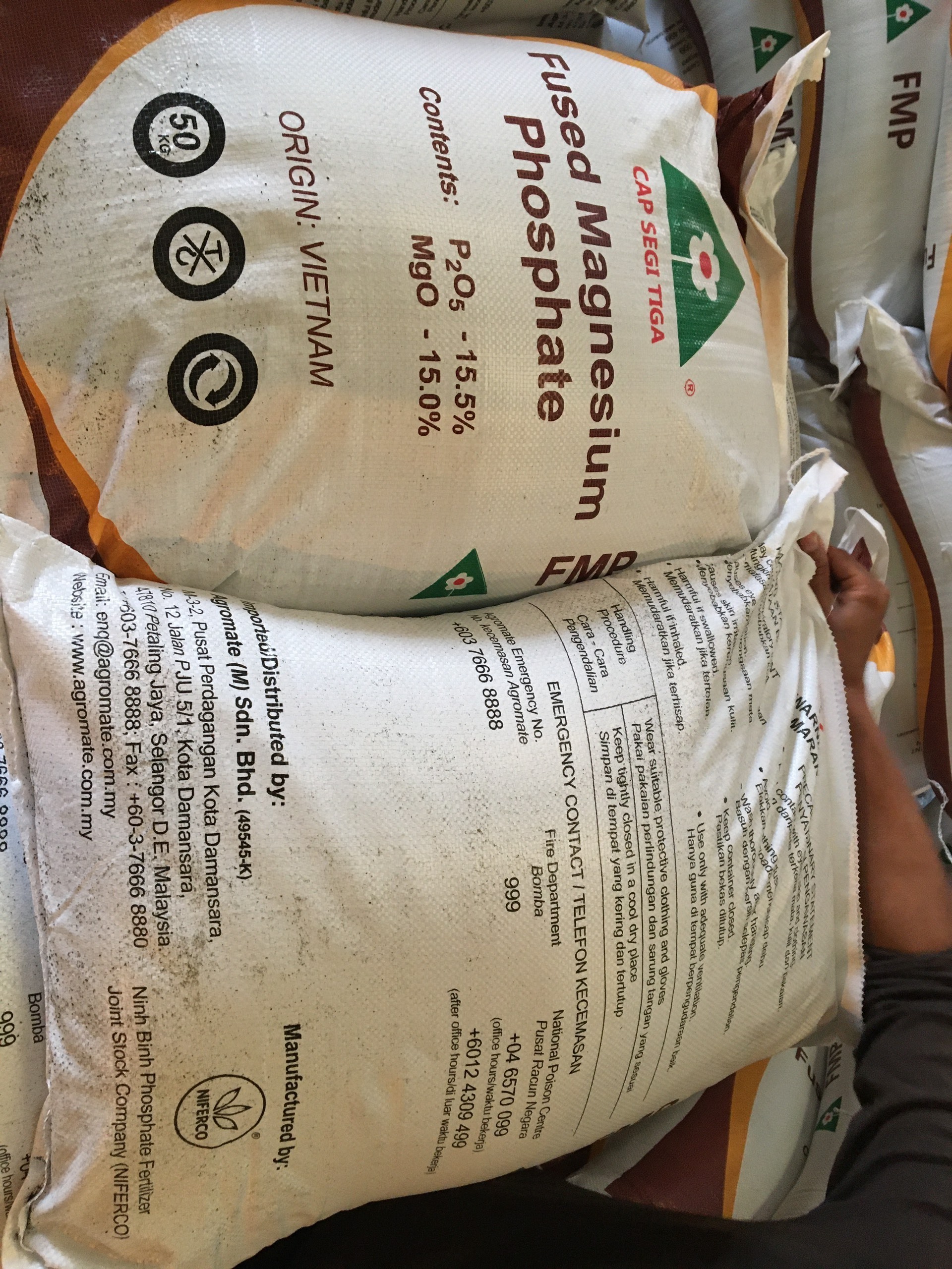 NEW Fused Calcium Magnesium Phosphate FMP Fertilizer Made in Viet Nam Good Quality Product