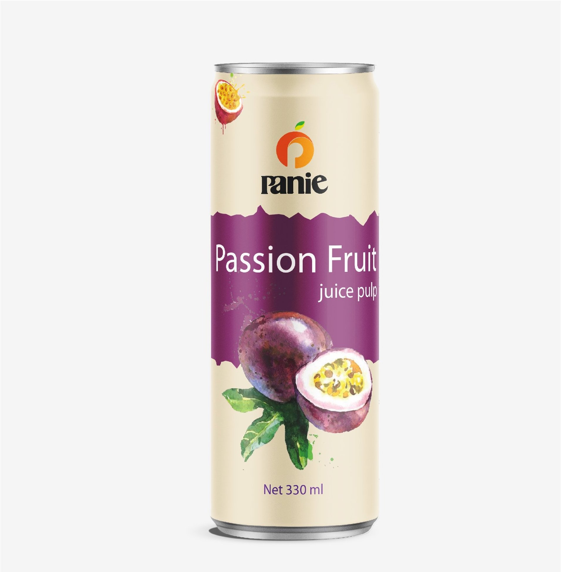 OEM Wholesale Low Price Aluminum Slim Can 330ml Passionfruit juice flavor Manufacturer in Vietnam