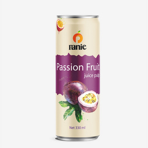 OEM Wholesale Low Price Aluminum Slim Can 330ml Passionfruit juice flavor Manufacturer in Vietnam