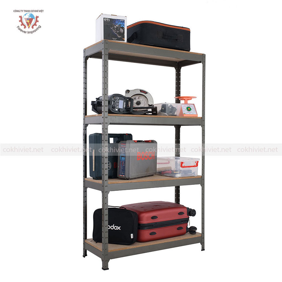 Vietnam Supplier Industrial Warehouse Storage Steel Long Span Rack with Medium Duty Shelving