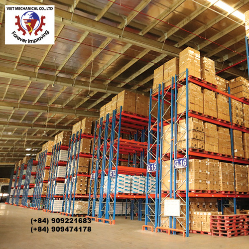 Hot Sale pallet racking warehouse storage heavy duty pallet shelving double deep racking system from Viet Mechanical