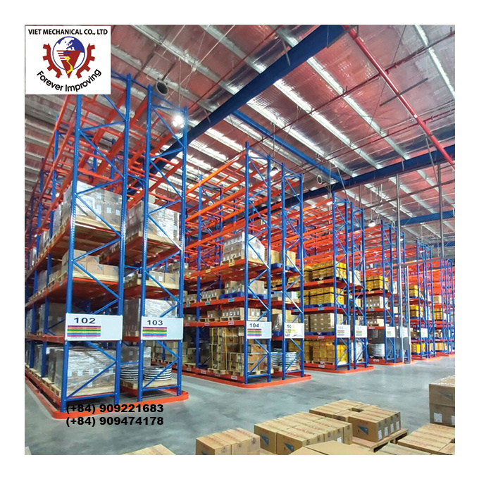 Victory High Quality Steel Racking System Very Narrow Aisle Shelves for Commercial and Industrial Warehouse Storage