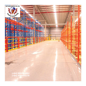 Customizable Warehouse Mezzanine Shelving 1000-4000mm Width 1500mm-6000mm Height Including Floor and Rack Shelf