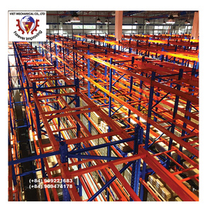 Industrial Warehouse Storage Steel Racking System Heavy Duty Very Narrow Aisle (VNA) Racking System