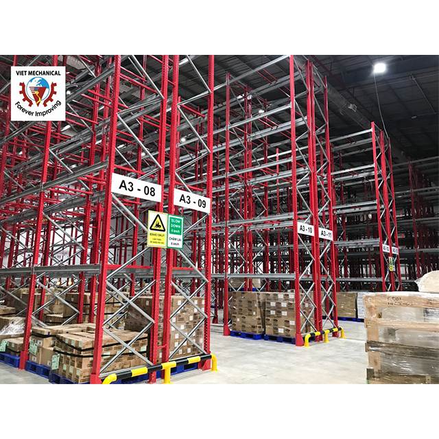 Heavy Duty Metal Rack Steel Bolted Shelving Industrial Rack Selective Racking System Teardrop  Warehouse From Viet Mechanical