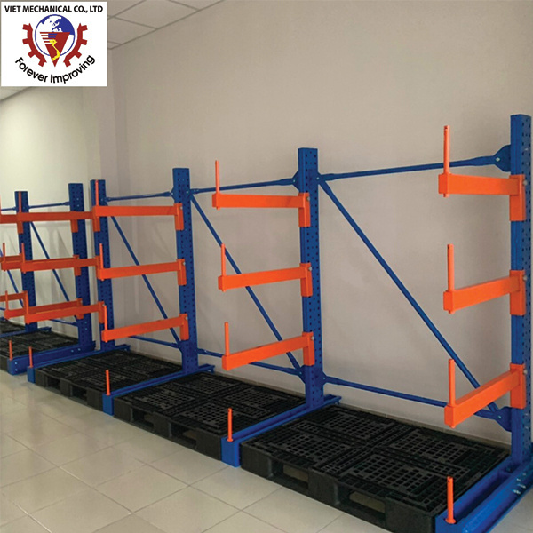 High Quality Double-sided Warehouse Equipment Industrial Heavy Duty Cantilever Beam Racking For Steel Tube Storage Racks