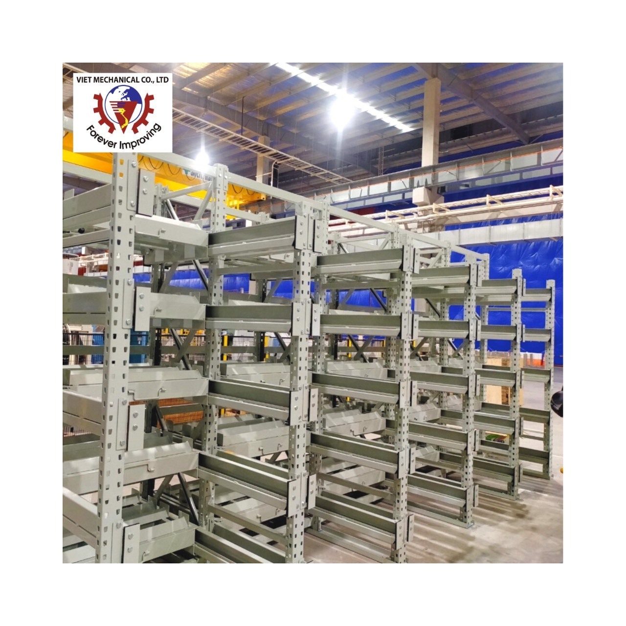 Wholesale Long Span Rack Mold Racking System Shelves Industrial Storage Shelf Made in Vietnam high quality