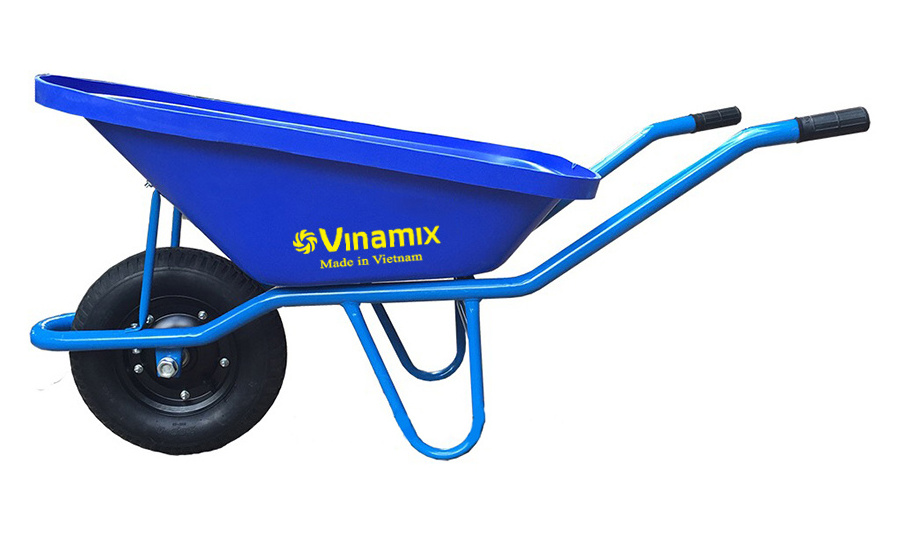 PLASTIC WHEELBARROW  BUILDING CONSTRUCTION HEAVY DUTY 90L  GALVANIZED PLASTIC TRAY  TIRE SINGLE WHEELBARROW